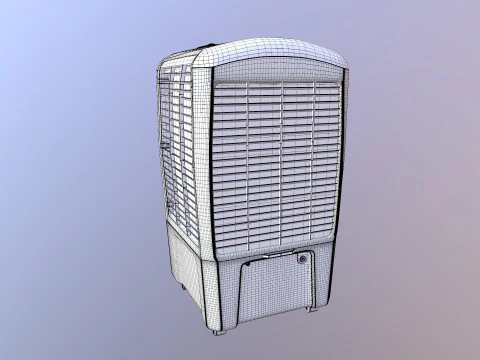 공기 냉각기 3D 모델