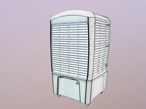공기 냉각기 3D 모델