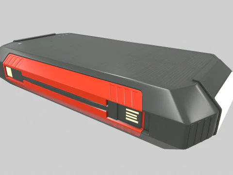 Solar Power Bank 3D Model