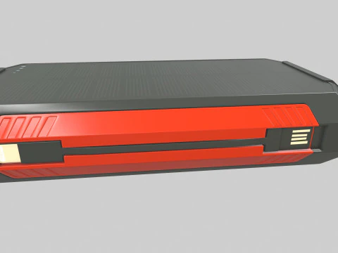 Solar Power Bank 3D Model