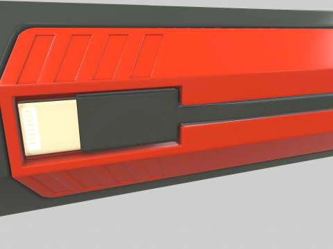 Solar Power Bank 3D Model
