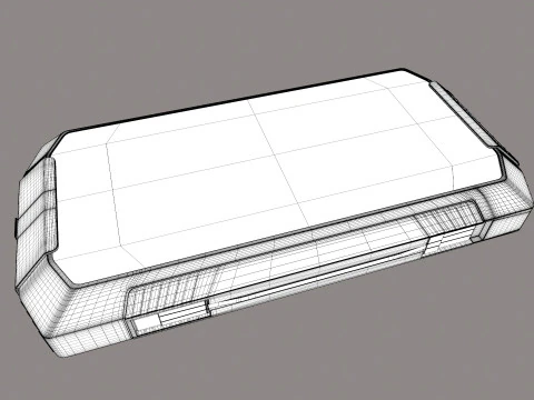 Solar Power Bank 3D Model
