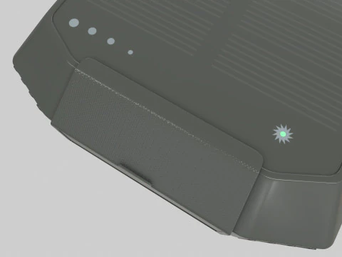 Solar Power Bank 3D Model