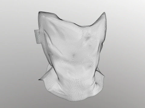 Sacco di fagioli Modello 3D