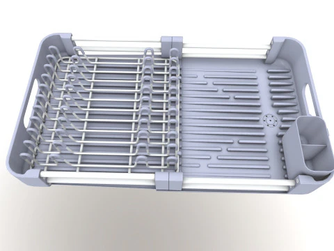 Dish Drying Rack 3D Model