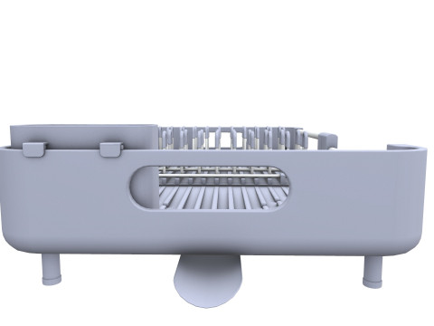 बर्तन सुखाने की रैक 3D मॉडल