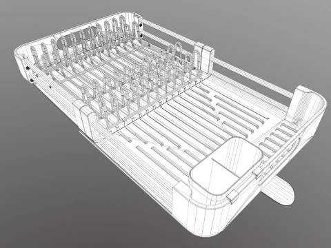 Dish Drying Rack 3D Model