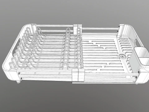 Dish Drying Rack 3D Model