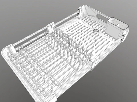 Dish Drying Rack 3D Model