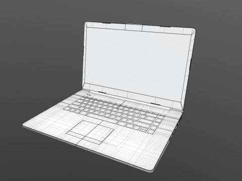 HP Diz&uuml;st&uuml; Bilgisayar 3D Model
