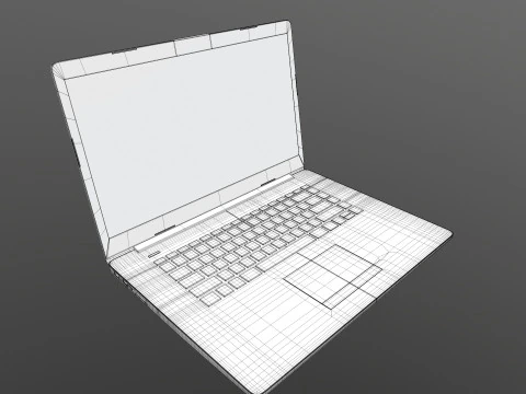HP Diz&uuml;st&uuml; Bilgisayar 3D Model