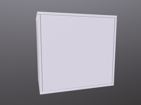 랙 2 서랍 3D 모델