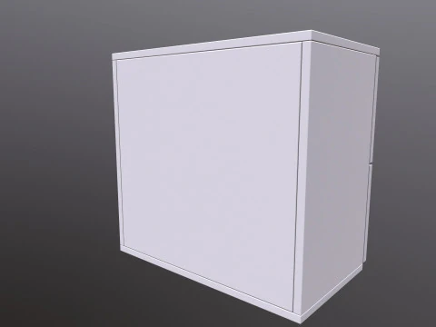 Полка 2 ящика 3D Модель