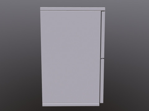 랙 2 서랍 3D 모델