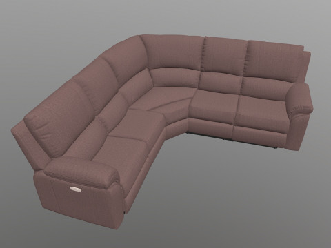 Sofa L shape 3D Model