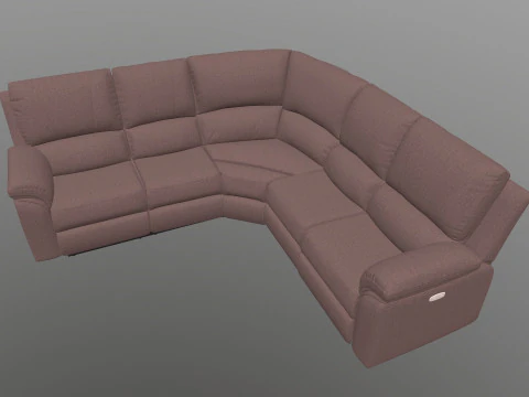 ソファ L字型 3Dモデル