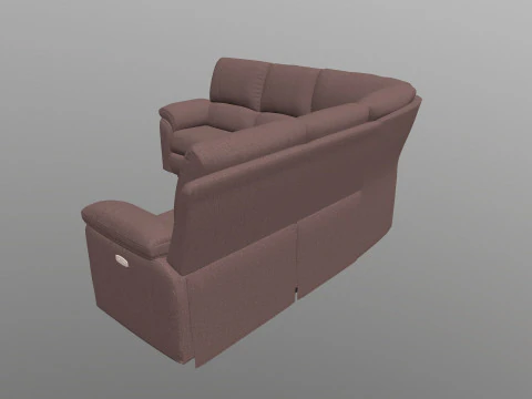 ソファ L字型 3Dモデル