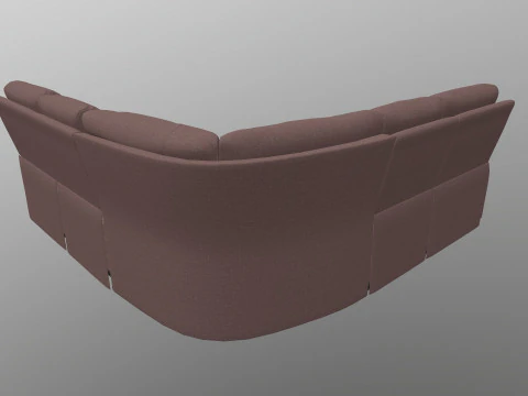 ソファ L字型 3Dモデル