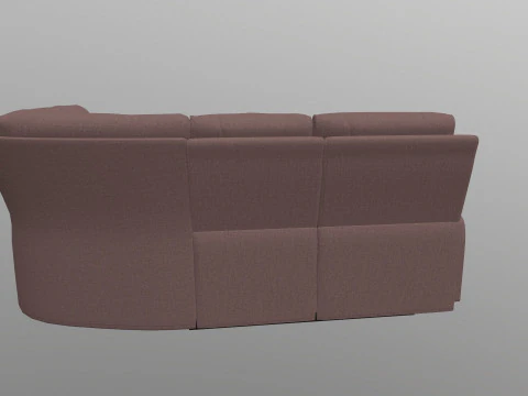 ソファ L字型 3Dモデル