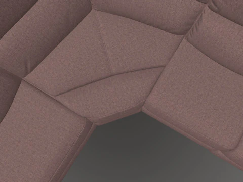 ソファ L字型 3Dモデル