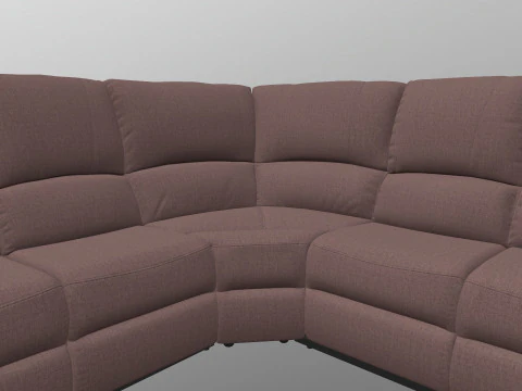 ソファ L字型 3Dモデル