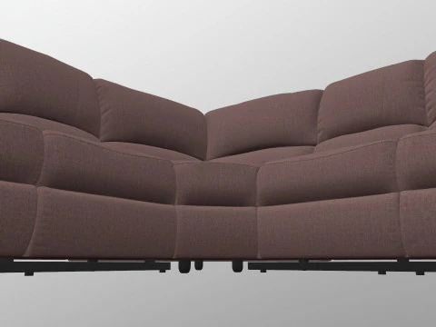 ソファ L字型 3Dモデル