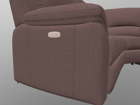 ソファ L字型 3Dモデル