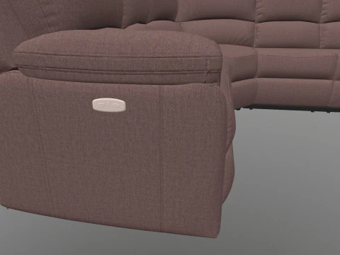 ソファ L字型 3Dモデル