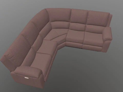 ソファ L字型 3Dモデル