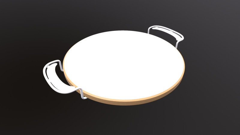 스톤 피자 3D 모델 .c4d .max .obj .3ds .fbx .stl .blend 