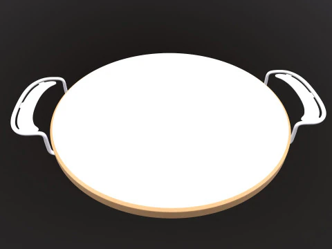 ストーンピザ 3Dモデル