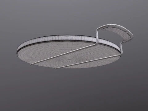 ストーンピザ 3Dモデル