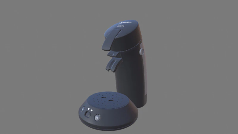 Cafeteira Modelo 3D .c4d .max .obj .3ds .fbx .stl .blend 