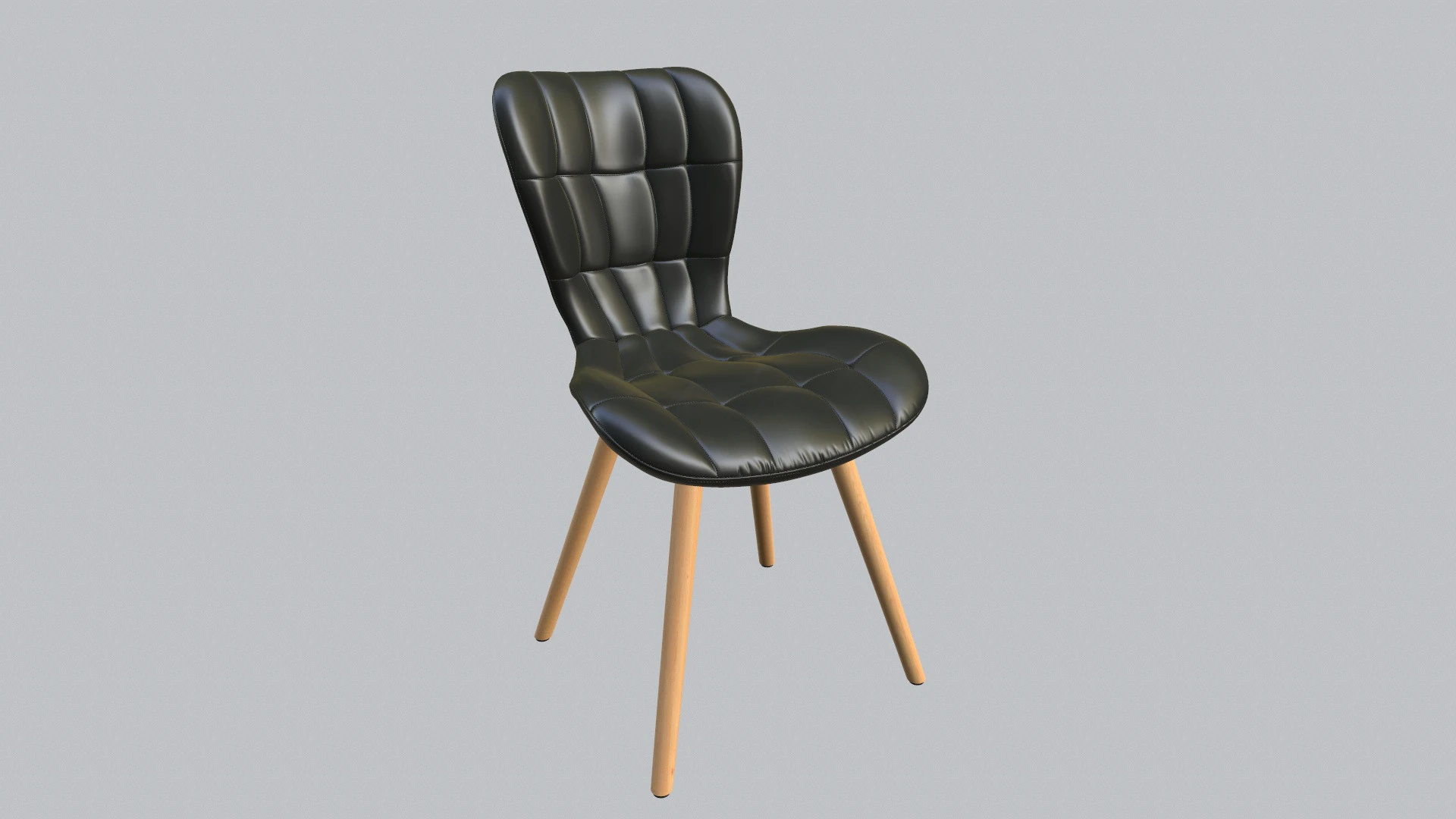 Dining Chair office chair 3D Model .c4d .max .obj .3ds .fbx .stl .blend