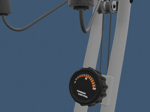 Folding Exercise Bike 3D Model
