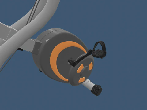 Folding Exercise Bike 3D Model