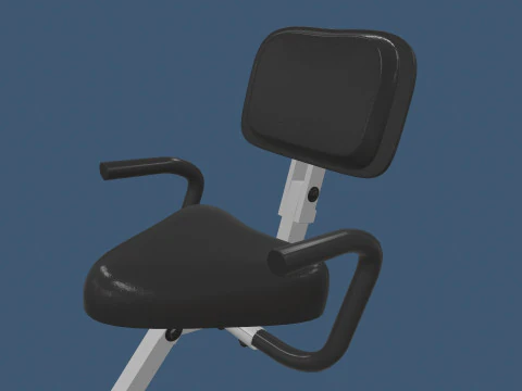 Folding Exercise Bike 3D Model