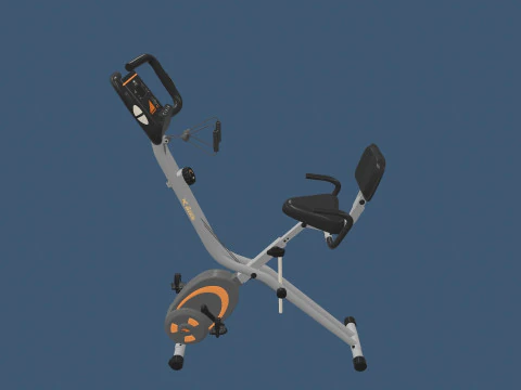 Folding Exercise Bike 3D Model