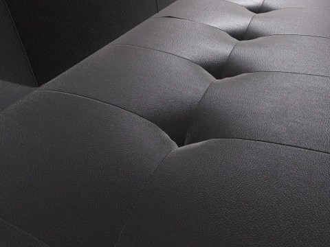 L字型ソファセット 3Dモデル