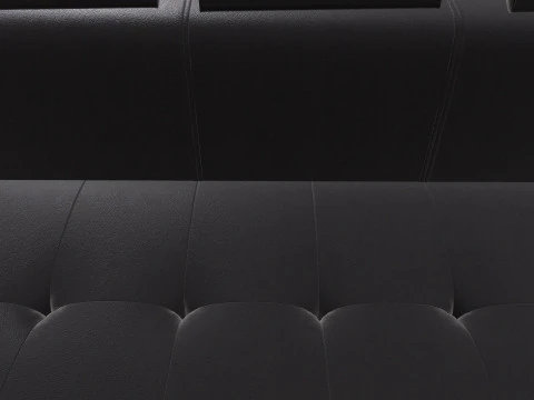 L字型ソファセット 3Dモデル