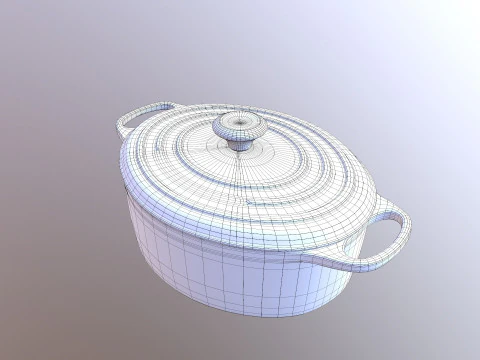 Cookware Le Creuset 3D Model