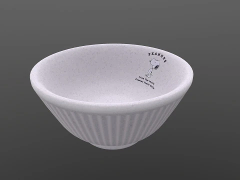 Peanuts Snoopy Rice Bowl 3D Model