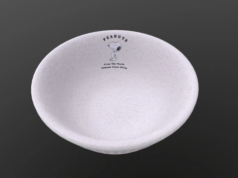 Peanuts Snoopy Rice Bowl 3D Model