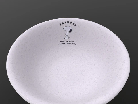 Peanuts Snoopy Rice Bowl 3D Model