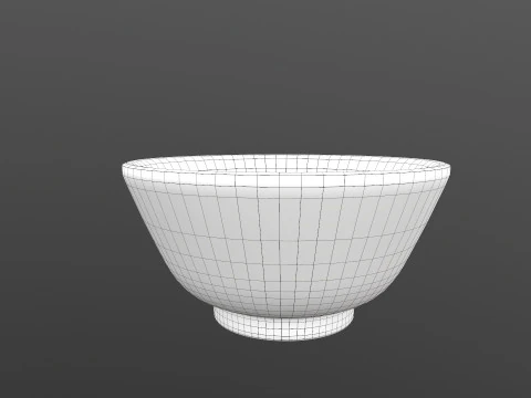 Peanuts Snoopy Rice Bowl 3D Model