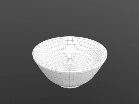 Peanuts Snoopy Rice Bowl 3D Model