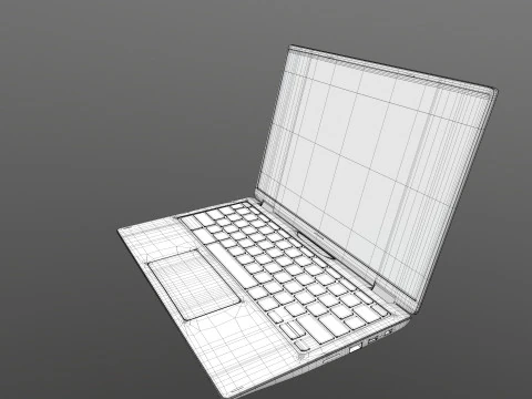 Acer-Laptop 3D Modell