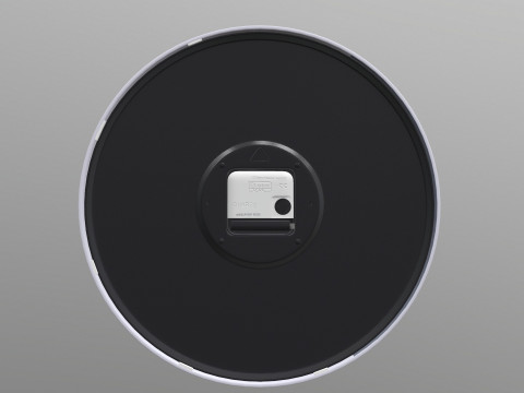 Analog Digital Wall Clock 3D Model