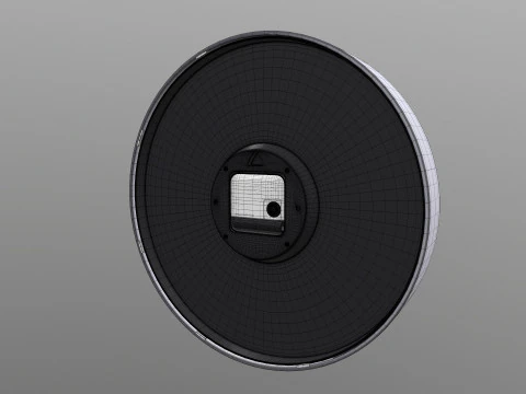 アナログデジタル壁掛け時計 3Dモデル