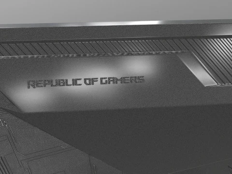 ASUS ROG Monitor 3D Model